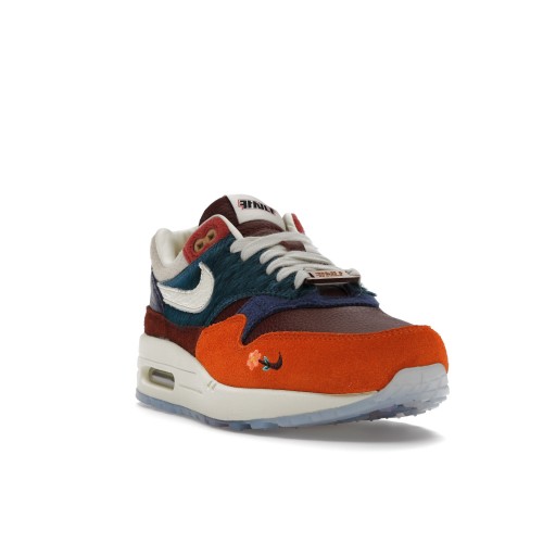 Кроссы Nike Air Max 1 Kasina Won-Ang Orange - мужская сетка размеров