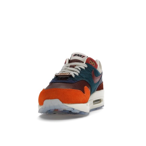 Кроссы Nike Air Max 1 Kasina Won-Ang Orange - мужская сетка размеров