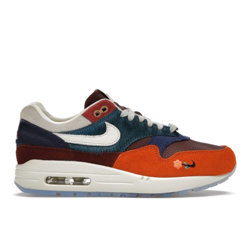 Кроссы Nike Air Max 1 Kasina Won-Ang Orange - мужская сетка размеров