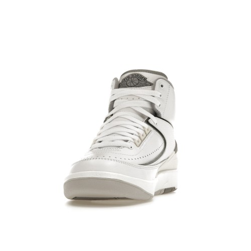 Кроссы Jordan 2 Retro Cement Grey (GS) - подростковая сетка размеров