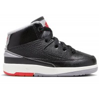 Кроссовки для малыша Jordan 2 Retro Black Cement (TD)