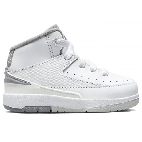 Кроссы Jordan 2 Retro Cement Grey (TD) - детская сетка размеров