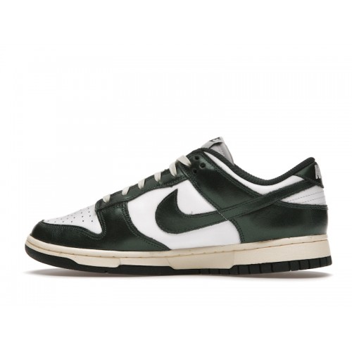 Кроссы Nike Dunk Low Vintage Green (W) - женская сетка размеров