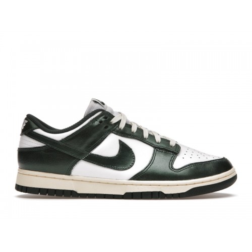 Кроссы Nike Dunk Low Vintage Green (W) - женская сетка размеров