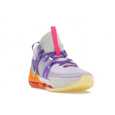 Подростковые Nike LeBron Witness 7 Action Grape Vivid Orange (GS)