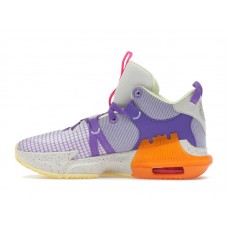 Подростковые Nike LeBron Witness 7 Action Grape Vivid Orange (GS)