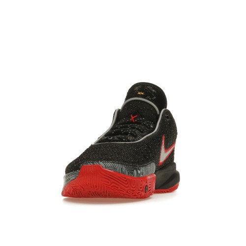 Кроссы Nike LeBron 20 Black University Red (GS) - подростковая сетка размеров