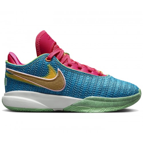 Кроссы Nike LeBron 20 Fruity Pebbles (GS) - подростковая сетка размеров