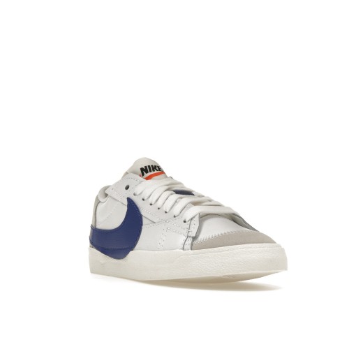 Кроссы Nike Blazer Low 77 Jumbo White Old Royal - мужская сетка размеров