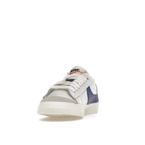 Кроссы Nike Blazer Low 77 Jumbo White Old Royal - мужская сетка размеров