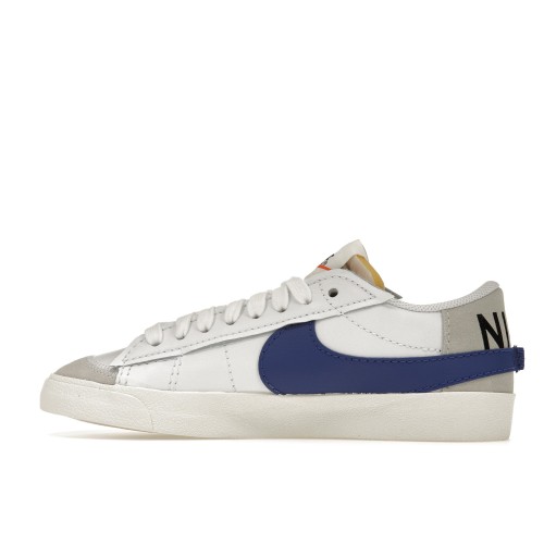 Кроссы Nike Blazer Low 77 Jumbo White Old Royal - мужская сетка размеров