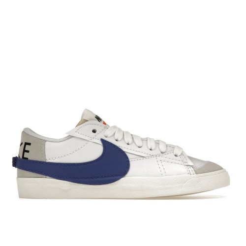 Кроссы Nike Blazer Low 77 Jumbo White Old Royal - мужская сетка размеров