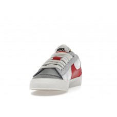Кроссовки Nike Blazer Low 77 Jumbo White Photon Dust Light Smoke Grey University Red