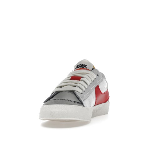 Кроссы Nike Blazer Low 77 Jumbo White Photon Dust Light Smoke Grey University Red - мужская сетка размеров