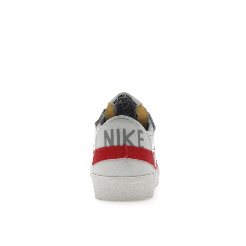 Кроссы Nike Blazer Low 77 Jumbo White Photon Dust Light Smoke Grey University Red - мужская сетка размеров