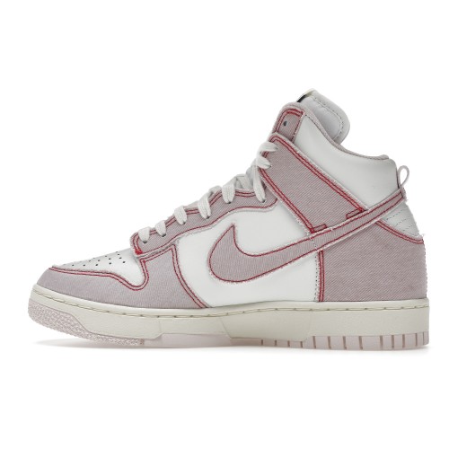 Кроссы Nike Dunk High 1985 Barely Rose Denim - мужская сетка размеров