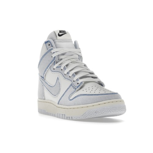 Кроссы Nike Dunk High 1985 Blue Denim - мужская сетка размеров