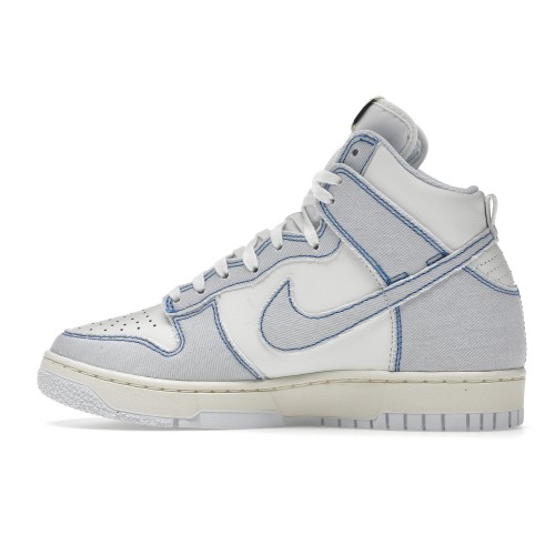 Кроссы Nike Dunk High 1985 Blue Denim - мужская сетка размеров
