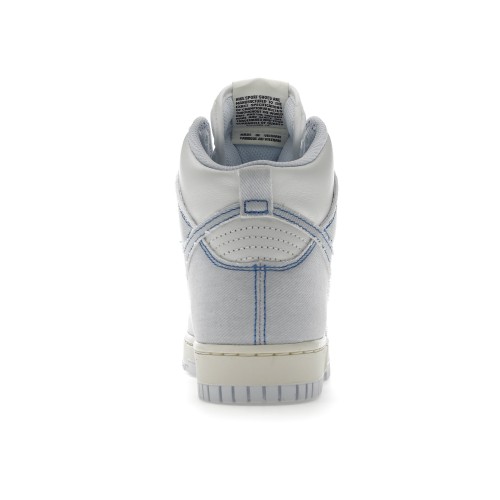 Кроссы Nike Dunk High 1985 Blue Denim - мужская сетка размеров