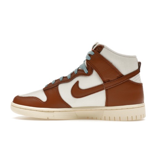 Кроссы Nike Dunk High PRM Vintage Pecan Sail - мужская сетка размеров