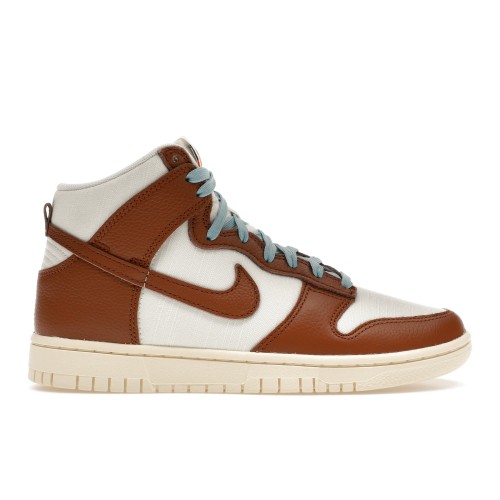 Кроссы Nike Dunk High PRM Vintage Pecan Sail - мужская сетка размеров