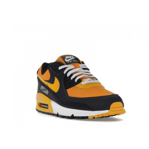 Кроссы Nike Air Max 90 Kumquat University Gold - мужская сетка размеров