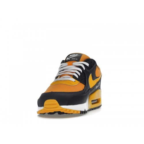 Кроссы Nike Air Max 90 Kumquat University Gold - мужская сетка размеров