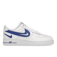 Кроссовки Nike Air Force 1 Low 07 FM Cut Out Swoosh White Game Royal