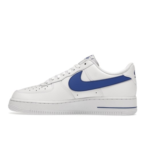 Кроссы Nike Air Force 1 Low 07 FM Cut Out Swoosh White Game Royal - мужская сетка размеров