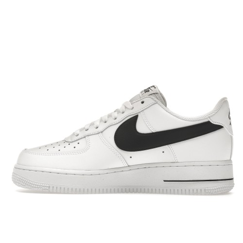 Кроссы Nike Air Force 1 Low 07 FM Cut Out Swoosh White Black - мужская сетка размеров