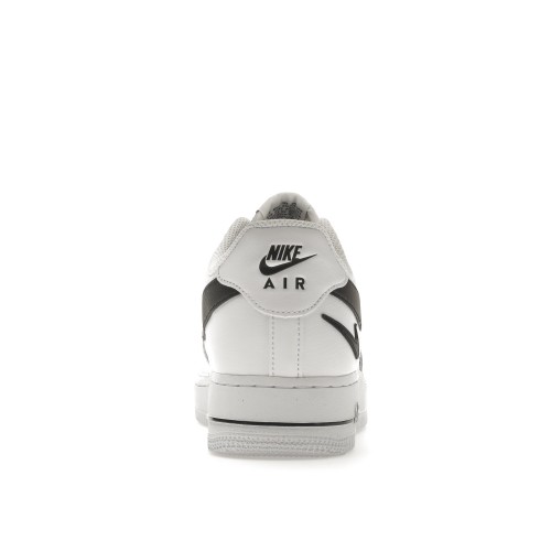 Кроссы Nike Air Force 1 Low 07 FM Cut Out Swoosh White Black - мужская сетка размеров