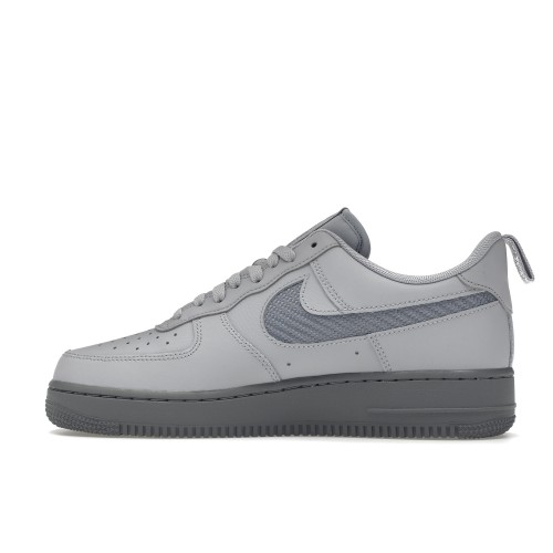 Кроссы Nike Air Force 1 Low Wolf Grey Kumquat - мужская сетка размеров