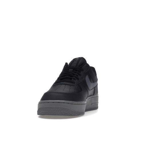 Кроссы Nike Air Force 1 Low Black Royal Carbon Fiber - мужская сетка размеров