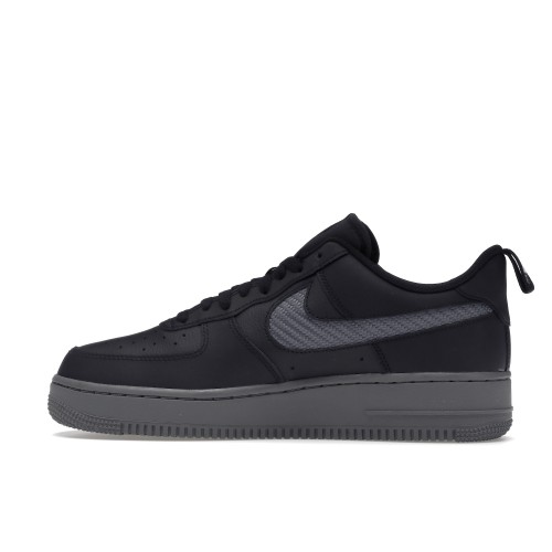 Кроссы Nike Air Force 1 Low Black Royal Carbon Fiber - мужская сетка размеров