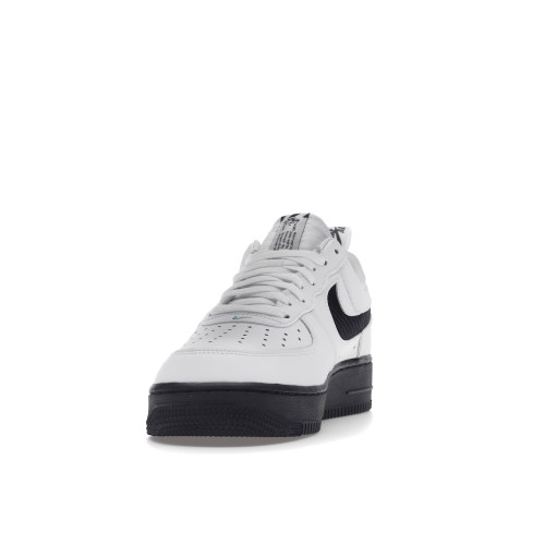 Кроссы Nike Air Force 1 Low White Black Teal - мужская сетка размеров