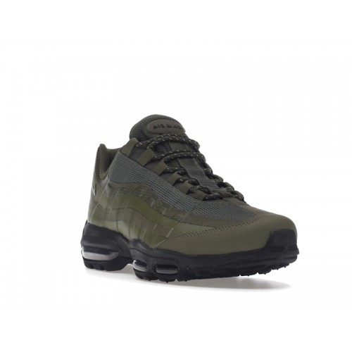 Кроссы Nike Air Max 95 Ultra Olive - мужская сетка размеров