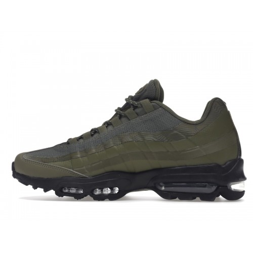 Кроссы Nike Air Max 95 Ultra Olive - мужская сетка размеров