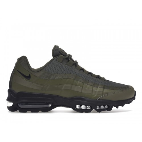 Кроссы Nike Air Max 95 Ultra Olive - мужская сетка размеров