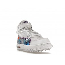 Nike Air Force 1 Mid Off-White Graffiti White