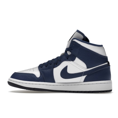 Кроссы Jordan 1 Mid Split French Blue (W) - женская сетка размеров