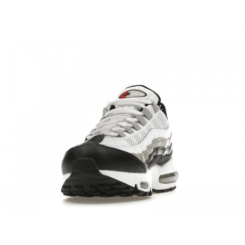 Кроссы Nike Air Max 95 White Light Iron Ore Black Patent (W) - женская сетка размеров