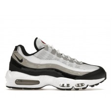 Женские кроссовки Nike Air Max 95 White Light Iron Ore Black Patent (W)