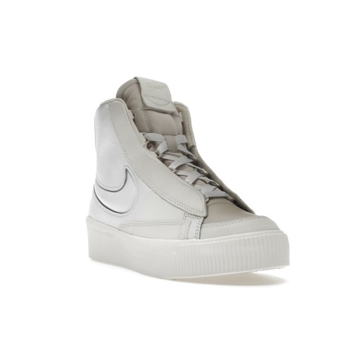 Кроссы Nike Blazer Mid Victory Summit White White Phantom Light Cream (W) - женская сетка размеров