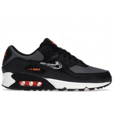 Nike Air Max 90 3D Swoosh Black Grey Orange