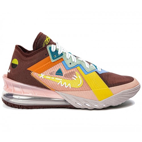 Nike Mimi Plange x LeBron 18 Low Mad King - мужская сетка размеров