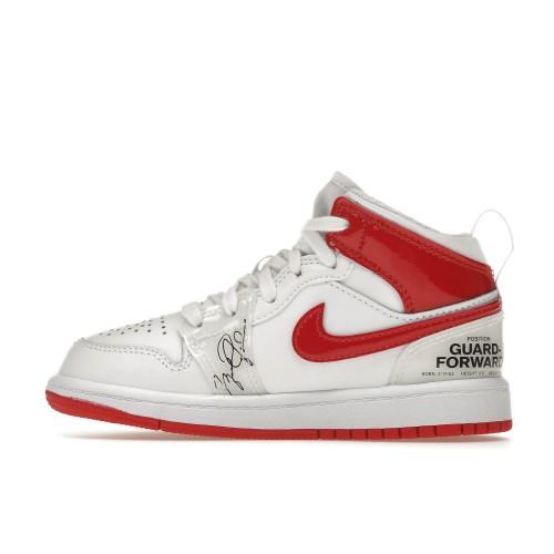 Кроссы Jordan 1 Mid Rookie Season (PS) - подростковая сетка размеров