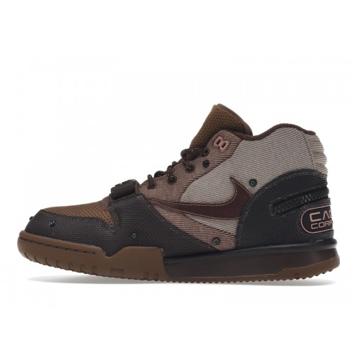 Кроссы Nike Air Trainer 1 SP Travis Scott Wheat - мужская сетка размеров
