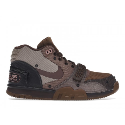 Кроссы Nike Air Trainer 1 SP Travis Scott Wheat - мужская сетка размеров