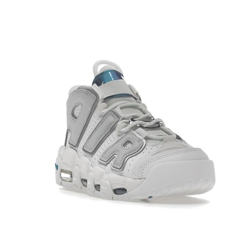 Кроссы Nike Air More Uptempo Metallic Teal (W) - женская сетка размеров