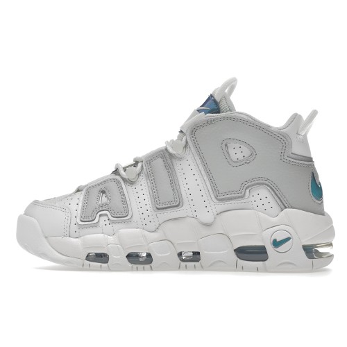 Кроссы Nike Air More Uptempo Metallic Teal (W) - женская сетка размеров